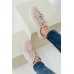 Voss Blush Leather Slip On Sneaker