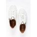 Carissa White Silver Sneaker