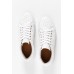 Paradise White Leather Sneaker