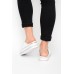 Sarah White Leather Mule Sneaker